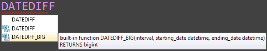 A lucky break, thanks IntelliSense!